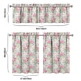 thumbnail image 6 of Kitchen Curtains and Valance Set 36 Inch Tier Pioneer Colorful Floral 3 Pieces Set Dining Room Small Curtain Drapes Cafe Curtains Valance for Home Decor Rod Pocket, 6 of 6
