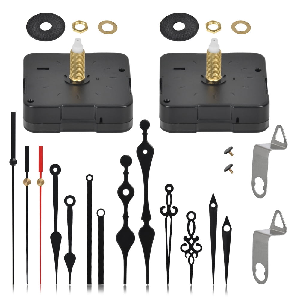 QLOUNI 25 Pieces Clock Mechanism Kit, Watch Movement Accessory Kit