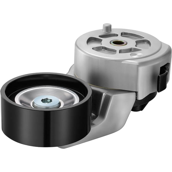 NURATIT Drive Belt Tensioner Assembly with Pulley & Serpentine Belt fit for Dodge Ram 2500 3500 1994-2002 L6 5.9L #38157, 4429254, 5017789AA, 3912254