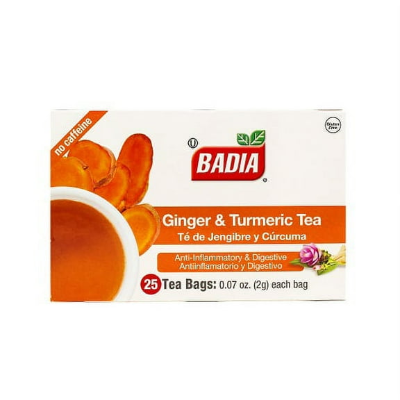 Badia Ginger & Turmeric Tea
