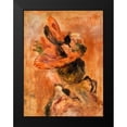 thumbnail image 2 of Renoir, Pierre-Auguste 12x14 Black Modern Framed Museum Art Print Titled - Womans Head with Red Hat 1890, 2 of 5