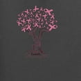 thumbnail image 6 of Wild Bobby Breast Cancer Awareness Pink Tree Words of Encouragement Breast Cancer Awareness Unisex Crewneck Sweatshirt, Charcoal, Large, 6 of 6