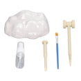 thumbnail image 1 of Kit de excavación de fósil para niños, diseño de Coliseo, cincel de martillo, regadera pequeña, pluma de nailon, juguete de excavación fósil, 1 of 12