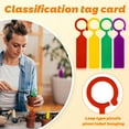 thumbnail image 5 of 100 Pcs Ring Type Plant Tags Waterproof Gardening Labels Hanging Hook Identification Cards for Orchard Yard Farm and Indoor Plant Management White, 5 of 6