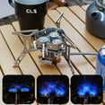 thumbnail image 2 of Windproof Portable Backpacking Stove Burner with Piezo Ignition High Power Lightweight Propane Camping Hiking Picnic Outdoor Cooking, 2 of 9