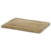 Angle View: MidWest Homes for Pets Deluxe Micro Terry Pet Bed, Dog Bed & Crate Mat, Taupe