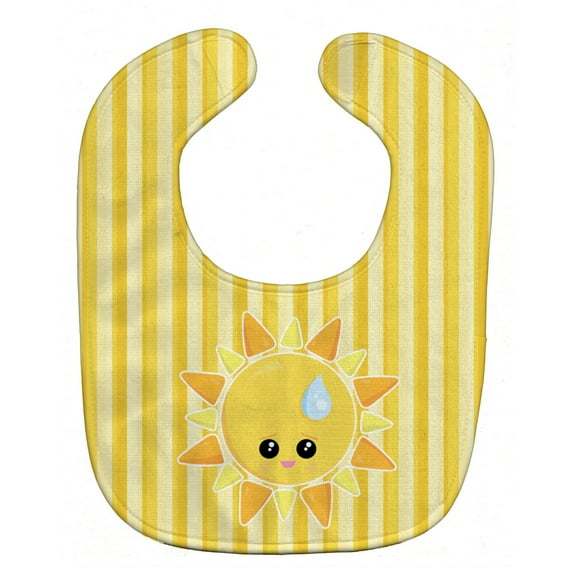 Weather Sun Sprinkle Face Baby Bib