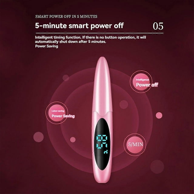 Electric Heated Eyelash Curler USB Charge Makeup Curling Kit White