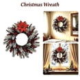 thumbnail image 4 of Dmlowu Christmas Wreath for Front Door, Artificial Wreaths for Front Door Wall Window, Christmas Decorations Indoor Ourdoor, 4 of 8