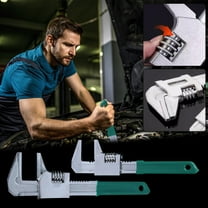 F-type Adjustable Wrench, Multifunctional Angle Pipe Wrench with Slip-resistant Grip & Precision Jaw for Tight Spaces, Ideal for Plumbing Repairs, Automotive Maintenance, and Diy Home