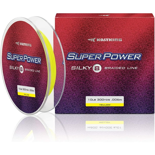 AIMTYD Superpower Silky8 Braided Fishing Line, Spin Fishing Line