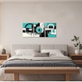 thumbnail image 4 of ZHONGYUTONG Abstract Canvas Wall Art 3 Pieces Black and White Pictures Contemporary Minimalist Print Modern Geometric Line Artwork for Living Room Decor Framed (11.00" x 14.00" x 3PCS), 4 of 5