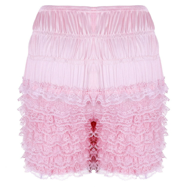Tiered Lace Ruffle Panties Frilly Knickers, Ruffle Bloomers Shorts