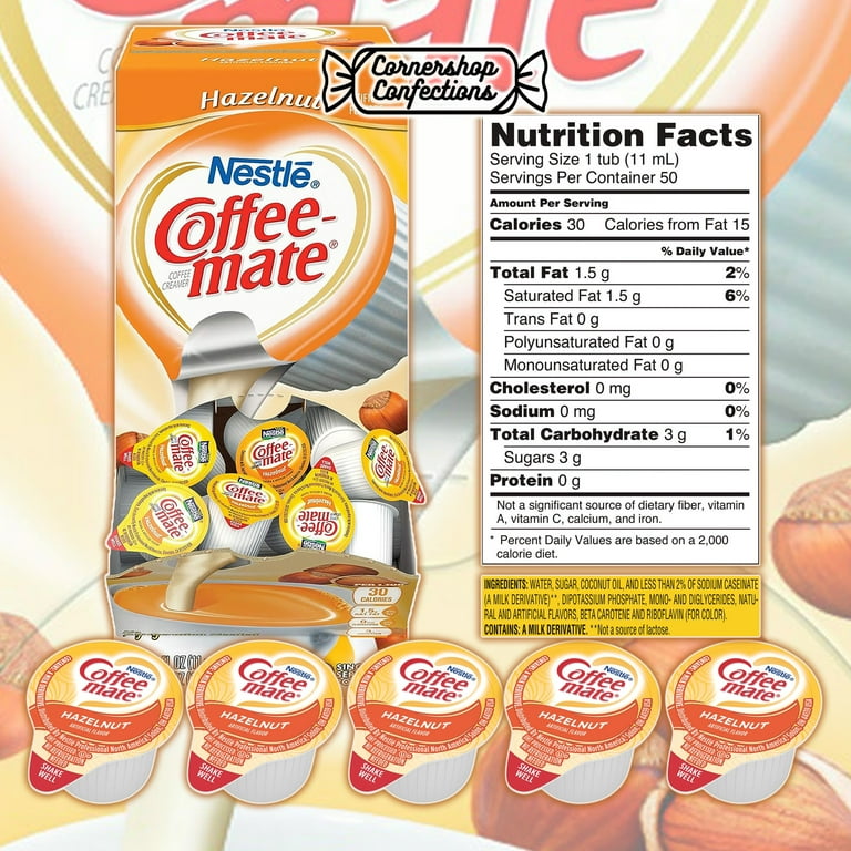 Coffee Mate Variety Pack 300 Coffee Creamer Cups, 50 Of Each