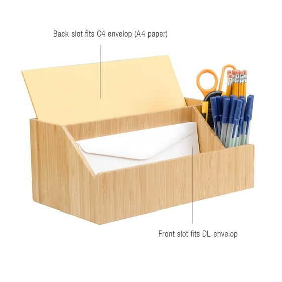 Mobilevision Bamboo Desktop File Folder Organizer And Paper Tray 5 Mobilevision Bamboo Desktop File Folder Organizer And Paper Tray 5 Slots Com