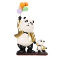 thumbnail image 2 of Estatua de Panda para padres y hijos, figurita creativa, escultura artesanales para soporte de TV de , decoración , Dorado Macarena Estatua de escultura de panda, 2 of 8
