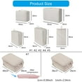 thumbnail image 5 of lanema Anti Wrinkle Moisture Proof Fabric Wardrobes Packing Organizers 6 Pieces, 5 of 12