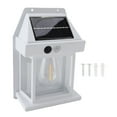 thumbnail image 2 of Solar Sensor Motion Wall Lights, 3 Speed Adjustable Cordless Solar Wall Lights for Front Door Garage Garden Patio, 2 of 7