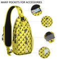 thumbnail image 2 of Crossbody Sling Backpack for Women Men Great White Shark Tours Shoulder Sling Crossbody Casual Chest Bag for Travel Sports Running Hiking, 2 of 6