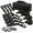 Black-8 ft - 4 Pack, variant on Rcycle Ratchet Tie Down Straps With Soft Loops 1.5" X 8'