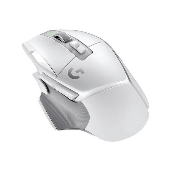 Logitech G502 X LIGHTSPEED Wireless Gaming Mouse - Optical mouse with LIGHTFORCE hybrid optical-mechanical switches, HERO 25K gaming sensor, compatible with PC - macOS/Windows - White
