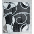 thumbnail image 4 of United Weavers Drachma Salona Contemporary Paisley Accent Rug, Grey, 2'7" x 4'2", 4 of 5