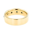 thumbnail image 2 of Rings Blue 0.3 Ctw Diamond Wedding Band Men Comfort Fit Five Stone Ring (Yellow Gold Size 11), 2 of 4