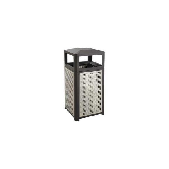 Safco 15 Gallon Evos Series Steel Waste Receptacle