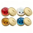 thumbnail image 3 of Dumpling Squish Jumbo dumpling Squeezy Stress Toy Giant Slow Rising Sensory Anxiety Relief Ball Birthday Present Gift, 3 of 9