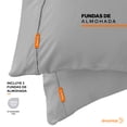 thumbnail image 4 of Fundas DE ALMOHADA Dreamlab 2 Pack Premier 1800 Collection Microfibra hipoalergénicas gris 51 cm x 76 cm, 4 of 6