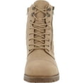 thumbnail image 4 of White Mountain Womens Dashing Faux Suede Quilted Combat & Lace-up Boots, 4 of 4