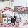 thumbnail image 5 of Pioneer Flower Floral Print Pattern Kitchen Rugs Sets Of 2,Anti Fatigue Kitchen Mat Rugs Non Slip Washable,Decorative Kitchen Floor Mats for Kitchen,Sink,Laundry,17"x30"+17"x47", 5 of 7