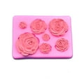 thumbnail image 6 of Wovilon Silicone Cake Molds For Baking Rose Flower Silicone Fondant Tools Chocolate, 6 of 6