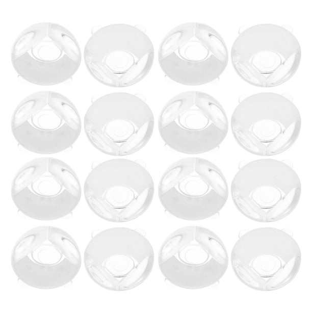 24 protectores de esquinas transparentes de silicona suave para mesas de bebé, anticolisión, para muebles, mesas de centro, escritorios y camas.