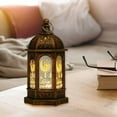 thumbnail image 4 of LED Wind Lights Ramadan Lantern Lamp Hanging Candle Lanterns for Event Decor bronze gold, 4 of 8