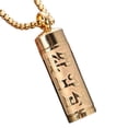 thumbnail image 1 of Colgante de Joyería de cremación conmemorativa de recuerdo Vial Hombres creativos Mujeres Recuerdo Encantos Regalo Colgante a prueba de Dorado Salvador collar con colgante de urna, 1 of 10