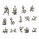 thumbnail image 2 of encantos para gatos a granel Paquete de 35 Colgantes de Plata para Perros Y para Joyería, Manualidades, Tarjetas, Vintage, Gargantilla, Collar, de Joye, 2 of 9
