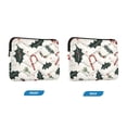 thumbnail image 7 of FORMRS 13"-13.3" Laptop Sleeve Protective Case Soft Carrying Quilted Computer Bag Cover, White Christmas Holly, 7 of 7