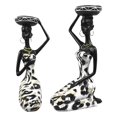 thumbnail image 2 of 2 piezas de votivas estatuas Porta vela BLESIY para decoración hogar 2.17x4.53x8.27 pulgadas, 2 of 8