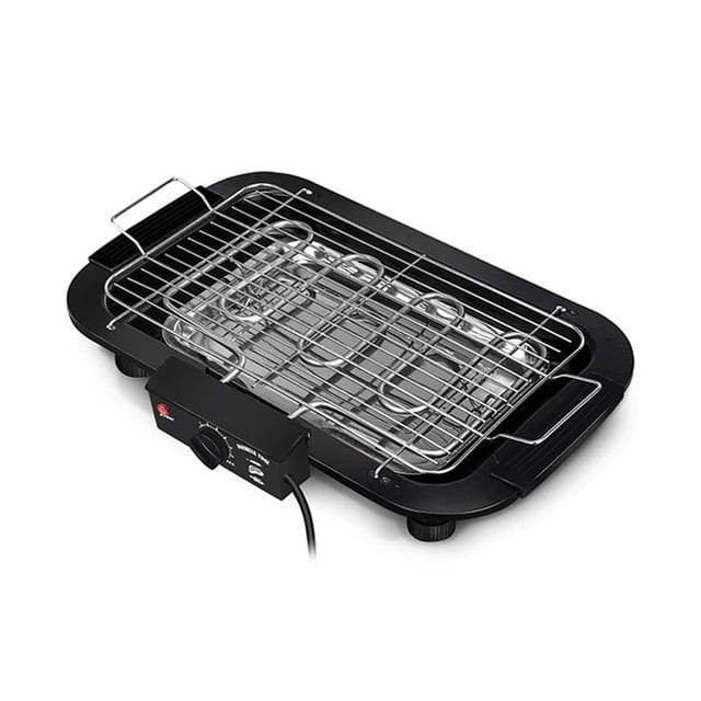 Baohd Gril Électrique d'Extérieur avec Options de Cuisson Polyvalentes Toute Occasion Sans Fumée Rouge US