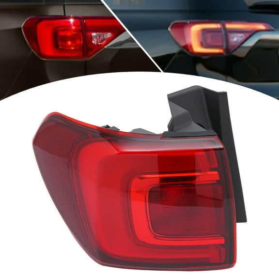 For 2017-2019 GMC ACADIA LED Left Tail Light Lamp Outer Brake Light Left Driver Side Direct Replacement
