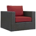 thumbnail image 6 of Modway Sojourn 3 Piece Outdoor Patio Sunbrella® Sectional Set in Canvas Red, 6 of 7