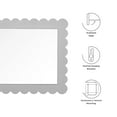thumbnail image 3 of Modway Emmeline Scalloped Rectangle Wall Mirror, 3 of 9