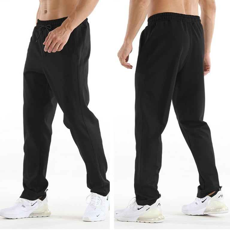 The Gym People Men's Loose-Fit Fleece Jogger Pants WR4 Black Size 3XL NWT