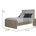 thumbnail image 3 of Panama Jack Boca Grande Modern Wood Queen Panel Upholstered Bed in Oak, 3 of 3