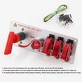 thumbnail image 3 of Racing Coche Encendido Panel de interruptor de encendido Alta sensibilidad Rendimiento superior Excelente soldadura electrochaplating DIY interruptores de apagado sidaley VI014338-00B, 3 of 7