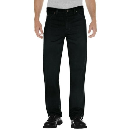 - Dickies Mens Regular Straight Fit 5-Pocket Denim Jean