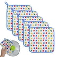thumbnail image 5 of Opvise Compact Microfiber Dish Towel with Hanging Rings - Super Soft, Absorbent, Durable Kitchen Towel for Scratching-Free Cleaning, Multi-Purpose Use (S/M/L Size Options), 5 of 8