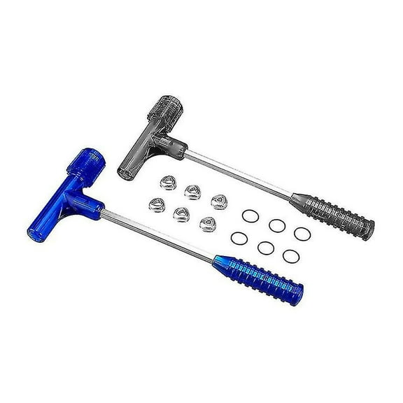 Bullet Puller Hammer With 3 Connectors For 0.17 To 50 Cal Blue