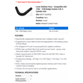 thumbnail image 2 of Lower Radiator Hose - Compatible with 1946 - 1948 Dodge Custom 3.8L 6-Cylinder GAS 1947, 2 of 2